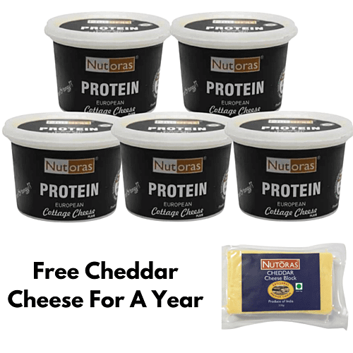 Nutoras Protein Cottage Cheese - Free Cheddar Cheese For A Year