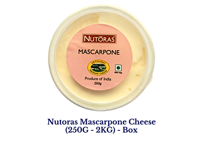 Nutoras Mascarpone Cheese (250G - 2KG) - Box