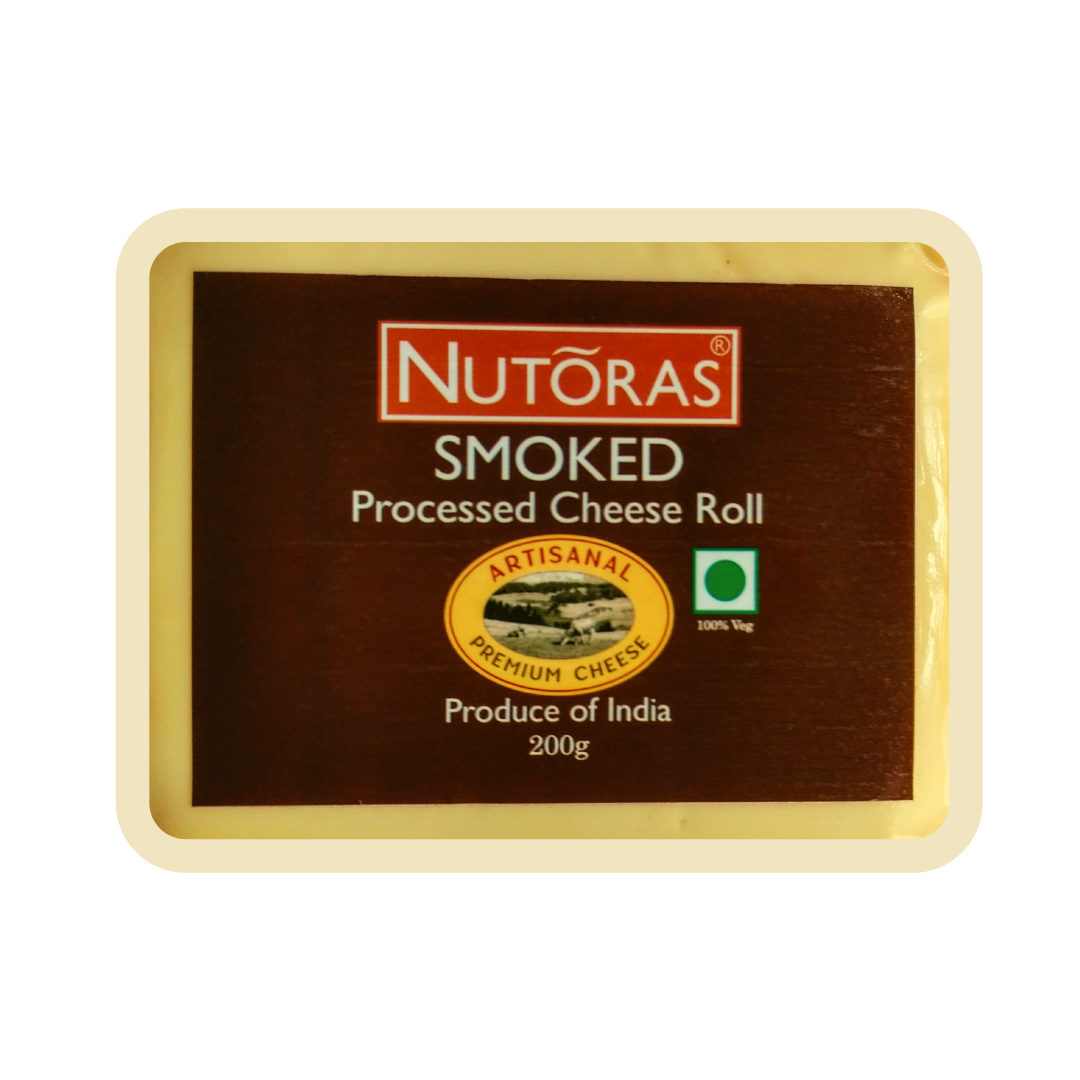 Nutoras Smoked Processed Cheese Roll 200g