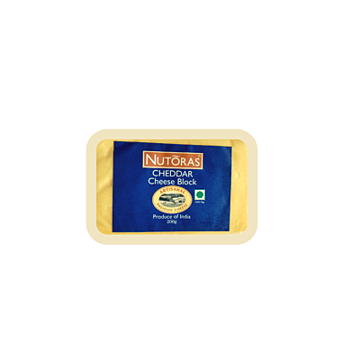 Nutoras Cheddar Cheese Block 100g